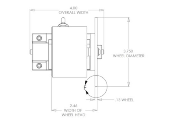Mechanical drawing for DMG360