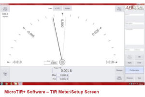 MicroTIR Software and Meter Screen Example